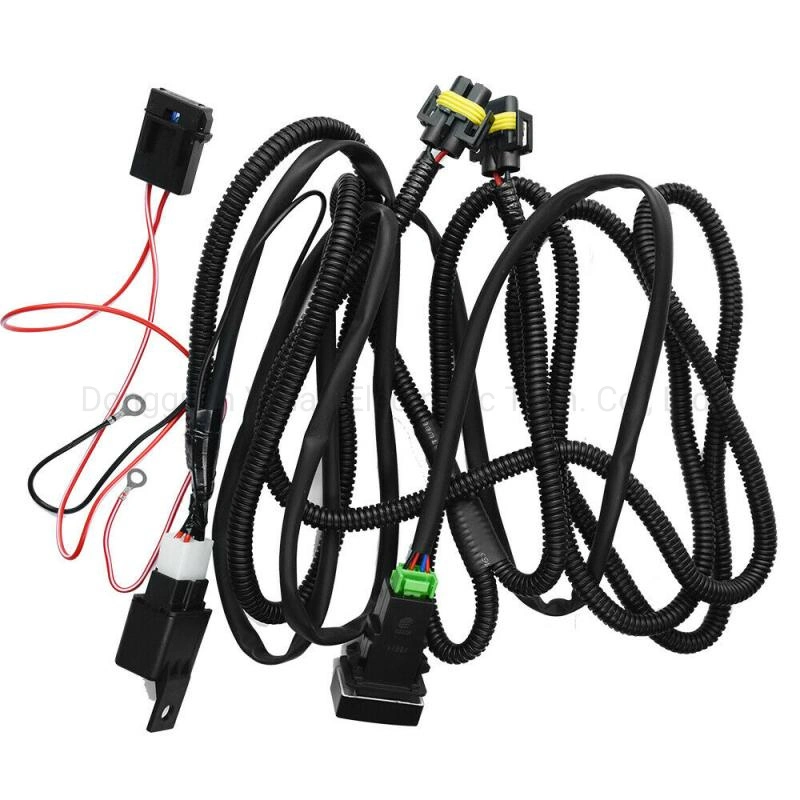 Auto H11 LED Fog Light Wiring Harness Automotive Harness New Energy Harness Energy Storage Harness Industrial Harness Medical Harness Consumer Electric Cable