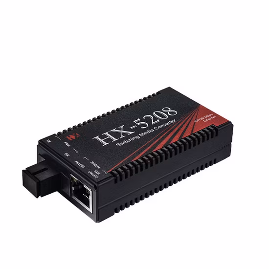 Média émetteur et récepteur à fibre optique DC