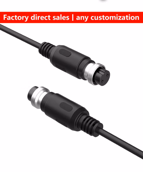 Connecteur de prise d'aviation à Double tête femelle Gx16, 5 broches, câble électrique