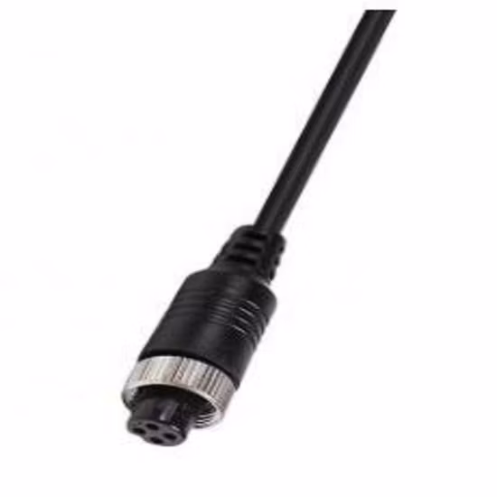 Connecteur d'aviation DIN M12, câble de connecteur à 4 broches, câble de moulage M12 étanche